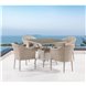 Комплект плетеной мебели T190B/Y350A-W85-90x90 Latte 4Pcs