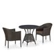 Комплект плетеной мебели T707ANS/Y350-W53 2Pcs Brown