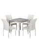Комплект плетеной мебели T257C/Y380-W85-90x90 4Pcs Latte