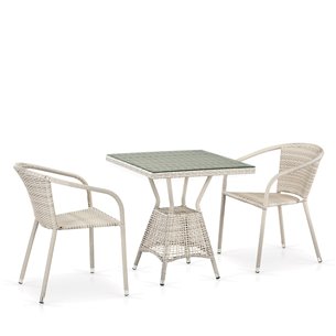 Комплект плетеной мебели T706/Y137C-W85 2Pcs Latte