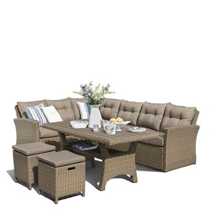 Комплект плетеной мебели AFM-307B Beige