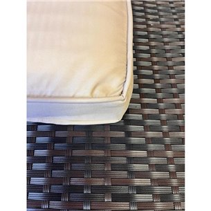 Комплект плетеной мебели  YR822Br Brown-Beige (подушка бежевая)