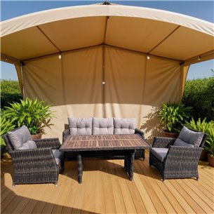 Комплект мебели с диваном AFM-308A Brown