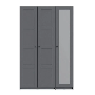 Шкаф ПАКС / МАКС двухстворчатый, цвет серый от фабрик ИКЕА в интернет-магазине IKEZAKAZ.RU