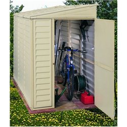 ПЛАСТИКОВЫЙ САРАЙ SIDEMATE 4X8 (ГХШ 2,4М Х 1,2М)