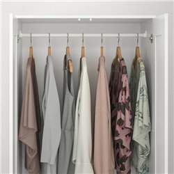 Шкаф платяной 2-дверный – IKEA BRIMNES/ 78х190 см, белый