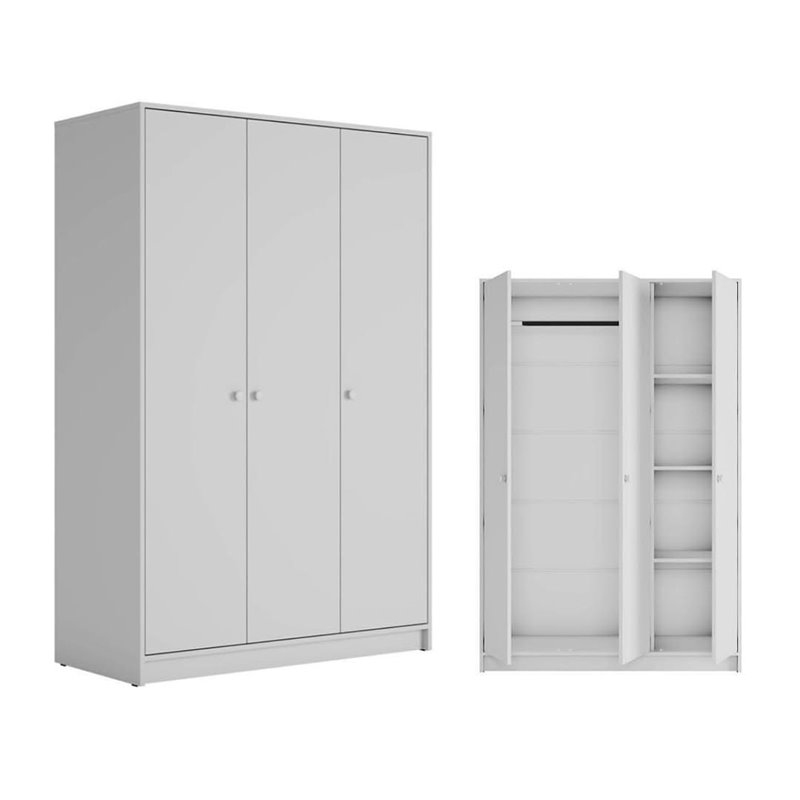 Шкаф 3 двери IKEA KLEPPSTAD 117×176х55 см