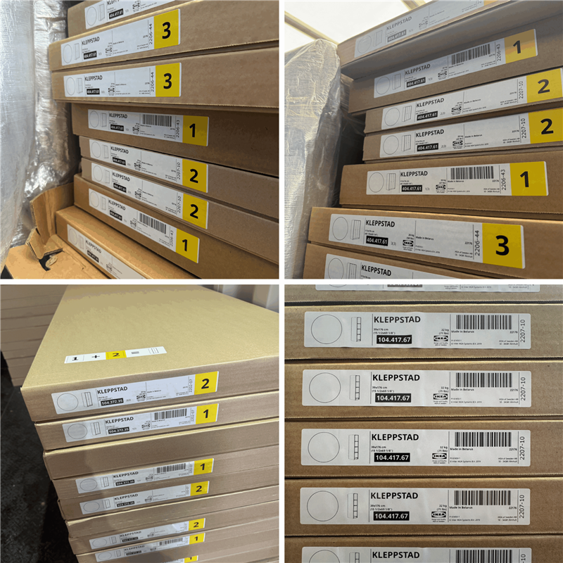 Шкаф 2 двери IKEA KLEPPSTAD 79×176х55см белый
