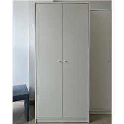 Шкаф 2 двери IKEA KLEPPSTAD 79×176х55см белый