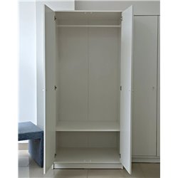 Шкаф 2 двери IKEA KLEPPSTAD 79×176х55см белый