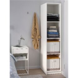 Шкаф 2 двери IKEA KLEPPSTAD 79×176х55см белый