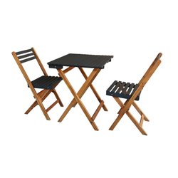 Набор садовой мебели из акации, 3 предмета, National Tree Company TP2074.0.5