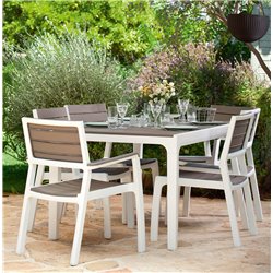 Стул c подлокотниками Гармония (Harmony armchair) белый-капучино