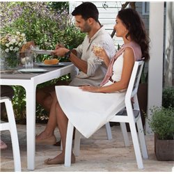 Стул c подлокотниками Гармония (Harmony armchair) белый-капучино