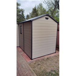Сарай "Манор 6x8DD" (размеры 177х230 см), бежевый