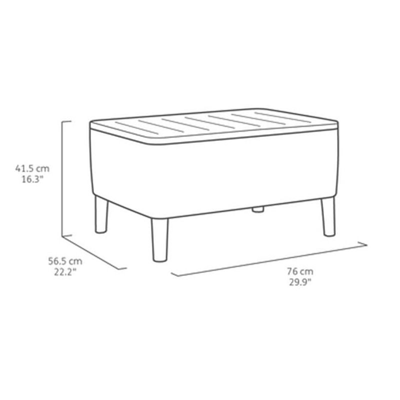 Комплект мебели Салемо сет (Salemo set) графит
