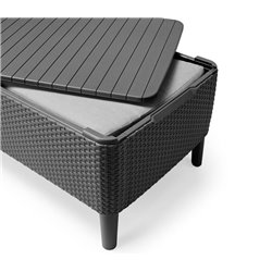 Комплект мебели Салемо сет (Salemo set) графит