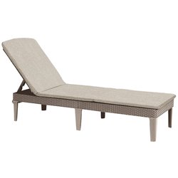 Шезлонг Джайпур (Jaipur) капучино с матрасом