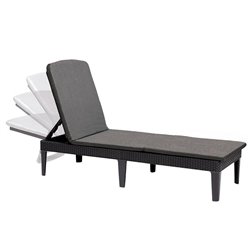 Шезлонг Джайпур (Jaipur) капучино с матрасом