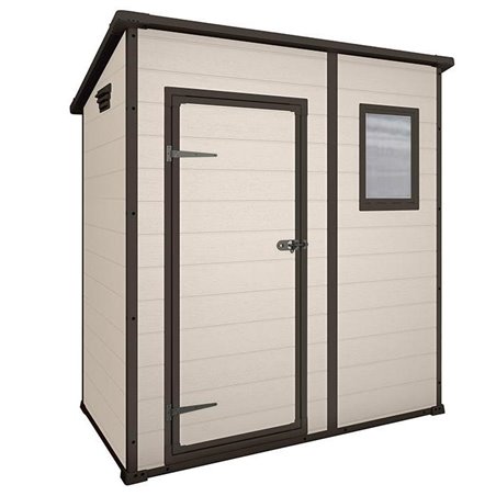 Сарай "Манор Пент 6x4" (размеры 175 x 103 см), бежевый