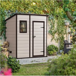 Сарай "Манор Пент 6x4" (размеры 175 x 103 см), бежевый