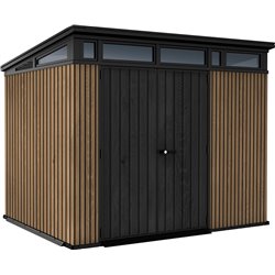 Сарай "Пент 9х7" (коричневый) (размеры 279 х 216 см)