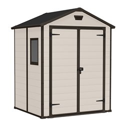 Сарай "Манор 6x5" (размеры 175 x 145 см), бежевый