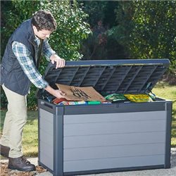 Сундук Кортина (Cortina box 380L) 380л, графит