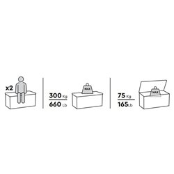 Сундук Кортина (Cortina box 380L) 380л, графит