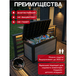 Сундук Кортина (Cortina box 757L) 757л, графит