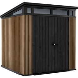 Сарай "Пент 7х7" (коричневый) (размеры 216 х 216 см)