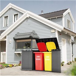 Ящик-шкаф Дарвин (Darwin) 1150 л, графит