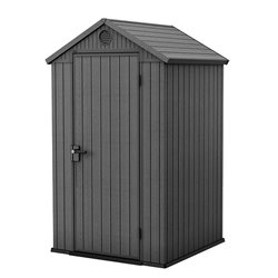 Сарай "Дарвин 4х4" (размеры 118 х 117 см), графит