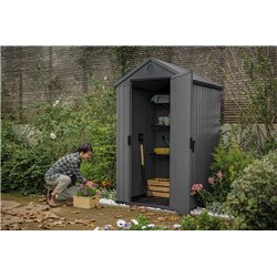 Сарай "Дарвин 4х4" (размеры 118 х 117 см), графит