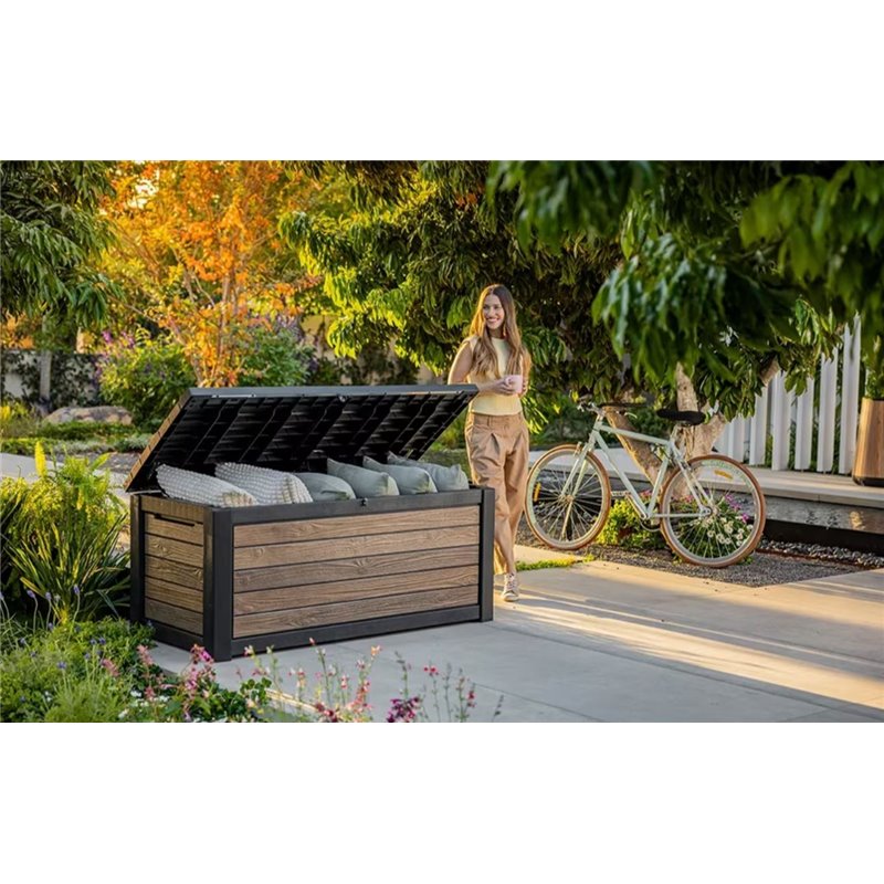 Сундук Деко 630л (Deco deck 630 L Walnut) темно-коричневый