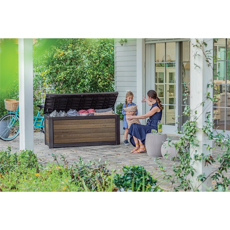 Сундук Деко 630л (Deco deck 630 L Walnut) темно-коричневый