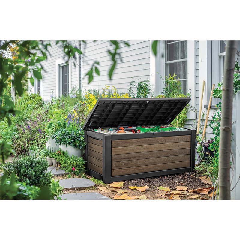 Сундук Деко 630л (Deco deck 630 L Walnut) темно-коричневый