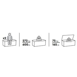 Сундук Деко 630л (Deco deck 630 L Walnut) темно-коричневый