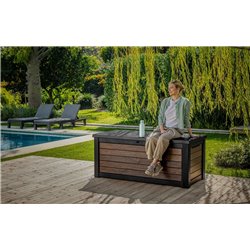 Сундук Деко 630л (Deco deck 630 L Walnut) темно-коричневый