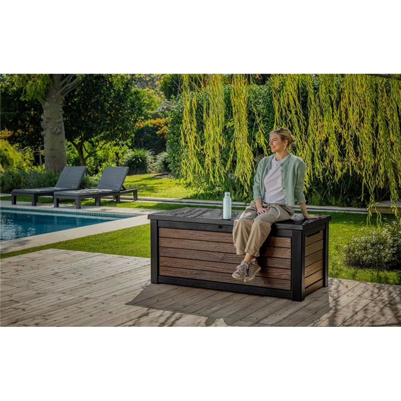 Сундук Деко 630л (Deco deck 630 L Walnut) темно-коричневый