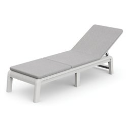 Шезлонг Атлас (Atlas) белый