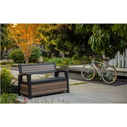 Скамья ДЕКО орех (Deco Garden Bench) 227 л.