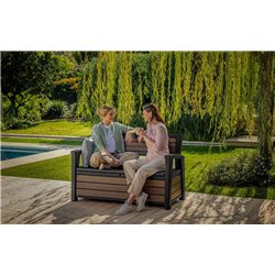 Скамья ДЕКО орех (Deco Garden Bench) 227 л.