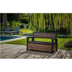 Скамья ДЕКО орех (Deco Garden Bench) 227 л.