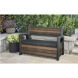 Скамья ДЕКО орех (Deco Garden Bench) 227 л.