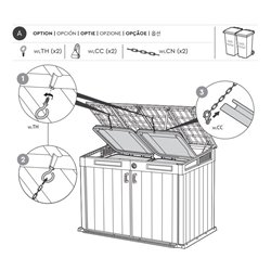 Ящик-шкаф Горизонтальный (Horizontal Shed) 2020 л. коричневый венецианский