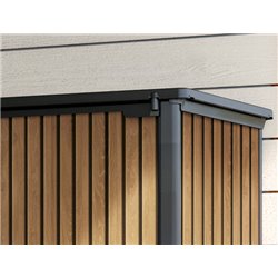 Шкаф Вертикальный (Vertical Shed) 1400 L коричневый венецианский