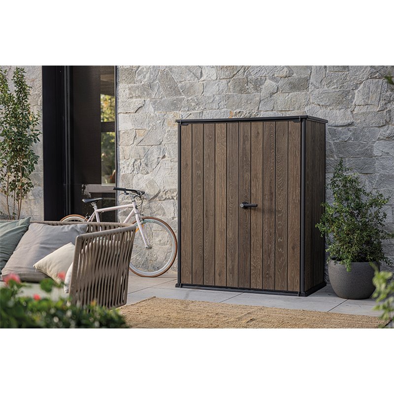 Шкаф Вертикальный (Vertical Shed) 1400 L орех