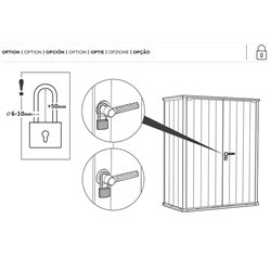 Шкаф Вертикальный (Vertical Shed) 1400 L орех