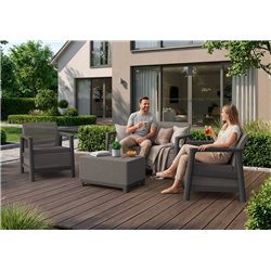 Комплект мебели Сканди (Scandi Linea 2 Seater Set) графит